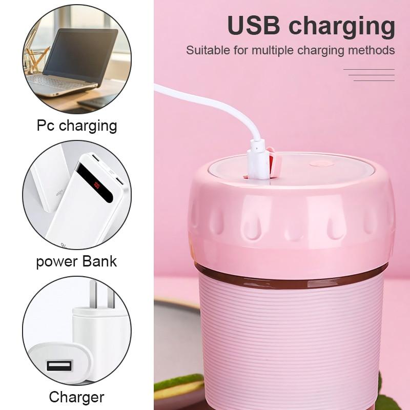 GoBlendIt Portable Blender — USB Rechargeable Personal Blender for Shakes & Smoothies