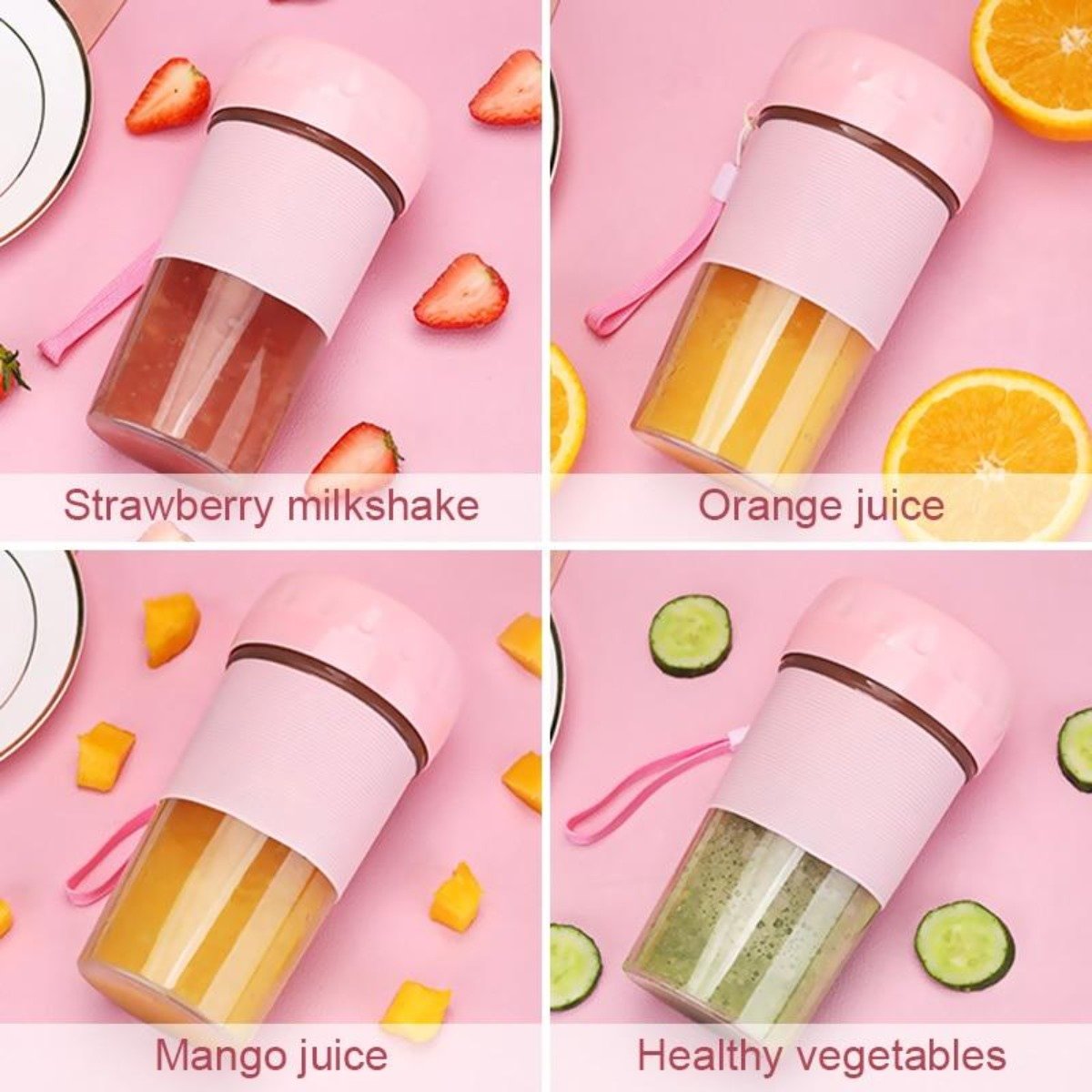 GoBlendIt Portable Blender — USB Rechargeable Personal Blender for Shakes & Smoothies